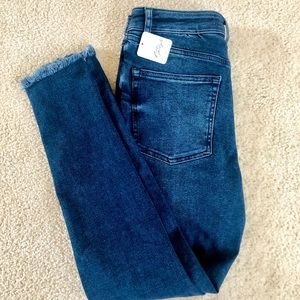 Free People Raw High Rise Jeans
